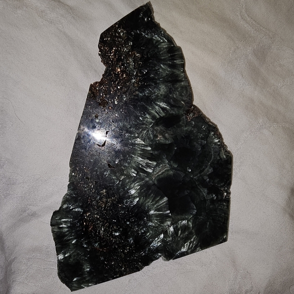 52g, 12 cm x 7 cm, slab of Seraphinite, Mined in Russia, Angel Stone - Picture 4 of 6